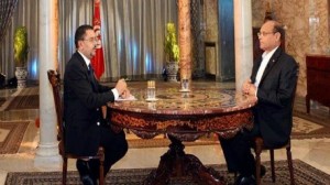 رئيس الجمهورية "محمد المنصف المرزوقي" في حوار تلفزي 