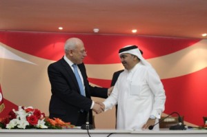وزير التشغيل و سفير قطر بتونس