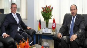 توفيق الجلاصي وسفير ألمانيا بتونس