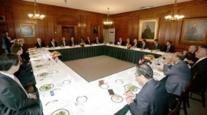 لقاء رئيس الجمهورية محمد المنصف المرزوقي مع مجموعة رجال أعمال ومدراء شركات 