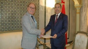 سفير الأوروغواي بتونس مع وزير الخارجية 