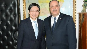 وزير الداخلية يلتقي سفير اليابان في تونس