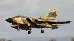 طائرة حربية سعودية