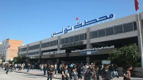 محطة القطارات بتونس