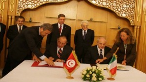 توقيع مذكرة تفاهم للتعاون المشترك بين تونس وايطاليا بقيمة 86 مليون اورو