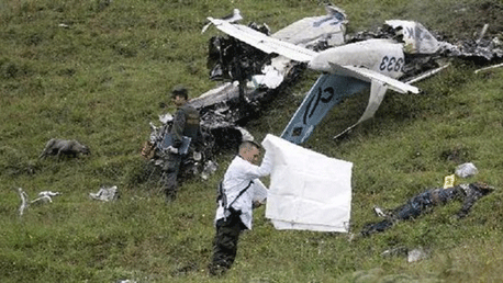 تحطم طائرة في كولومبيا