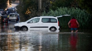 فيضانات في جنوب فرنسا 