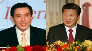 رئيس الدولة الصيني شي جينغبينغ ونظيره التايواني ما يينغ-جيو 