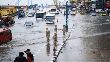 سوء الاحوال الجوية في مصر