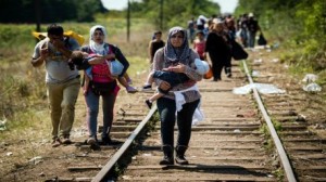 اللاجئين والمهاجرين لأوروبا 