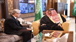 ولي العهد السعودي يلتقي بالسفير التونسي