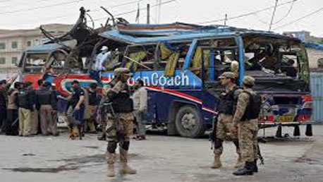 بيشاور+ تفجير حافلة