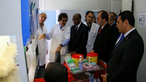وزير الصحة التونسية سعيد العايدي ووزي الصحة الموريتاني الدكتور كان بوبكر