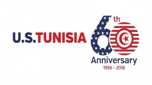 تصميم شعار الاحتفال بمرور 60 سنة على فتح السفارة الأمريكية بتونس