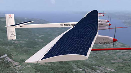 طائرة تعمل بالطاقة الشمسية