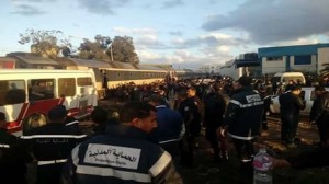 العاصمة:وفاة 4 أشخاص في اصطدام قطار بحافلة في جبل الجلود