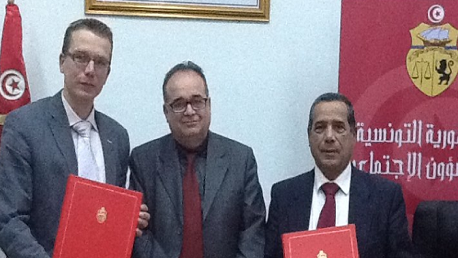 اتفاقية تعاون بين وزارة الشؤون الاجتماعية و جمعية سويدية بتونس