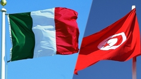 علم تونس ايطاليا