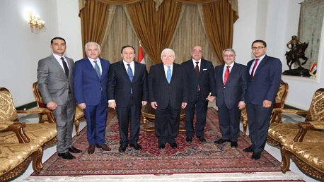 وزير الشؤون الخارجية يلتقي الرئيس العراقي
