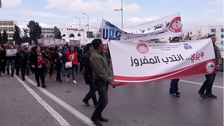 المفروزون أمنيا يُقررون تعليق تحركهم الاحتجاجي 