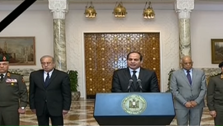 الرئيس المصري يُعلن حالة الطوارئ لمدة 3 شهور
