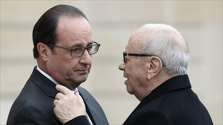 إثر اعتداء باريس: "السبسي" يُوجه برقية تعزية إلى الرئيس الفرنسي 