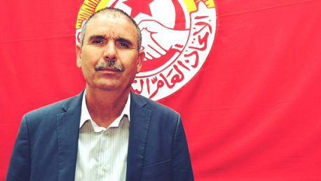 الامين العام للاتحاد العام التونسي للشغل نور الدين الطبوبي
