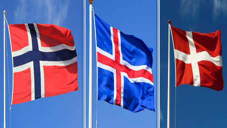 الدنمارك والنرويج وايسلندا 
