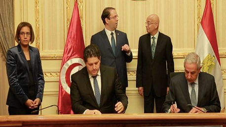 تونس و مصر تتفقان على زيادة حجم التبادل الى 600 مليون دولار