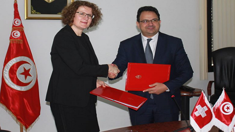 التوقيع على اتفاقية حول برنامج دعم الصادرات التونسية نحو سويسرا