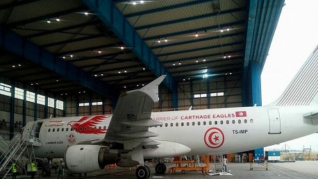 الطائرة التي ستنقل المنتخب التونسي إلى روسيا
