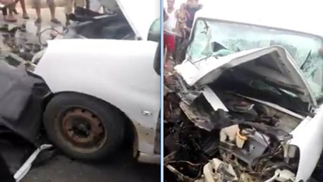 سيدي  بوزيد : وفاة امرأة  و اصابة 8 اخرين في اصطدام سيارتين