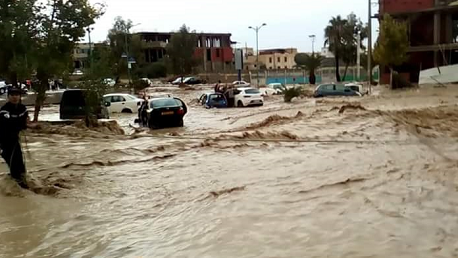 الجزائر: أمطار طوفانية في تبسة
