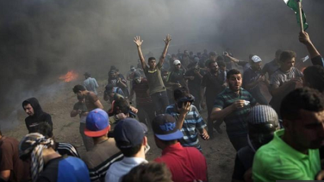 بقطاع غزة: 7 شهداء بينهم طفلان ومئات الإصابات برصاص الاحتلال