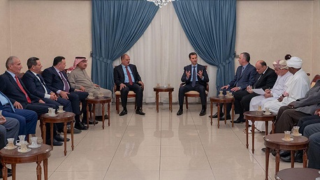 ناجي البغوري يلتقي بشار الأسد