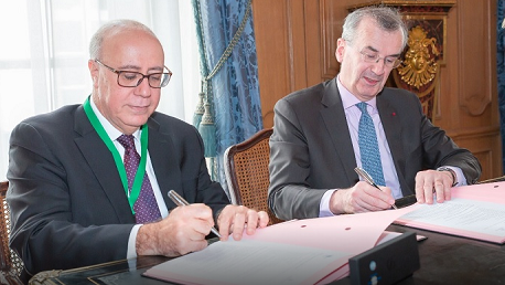 توقيع إتفاقية تعاون بين البنك المركزي التونسي والبنك الفرنسي