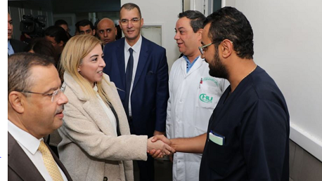 	وزيرة الصحّة بالنّيابة تتوجّه بالتّقدير لفريق وحدة زرع الكبد بمستشفى المنجي سليم بالمرسى