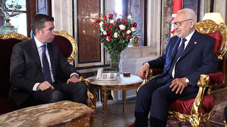 الغنوشي يستقبل سفير تركيا بتونس