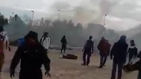 احتجاجات ماجل بالعبّاس: إصابة أربعة عسكريين بجروح