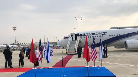 إقلاع أول طائرة إسرائيلية إلى المغرب