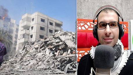 صباح اليوم: 4 شهداء بينهم صحفي و10 إصابات وتدمير 7 منازل ومؤسسات في غزة