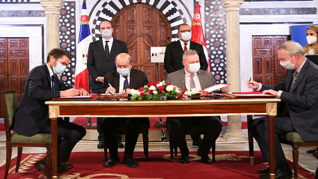 إمضاء عدد من اتفاقيات التعاون التونسي الفرنسي 