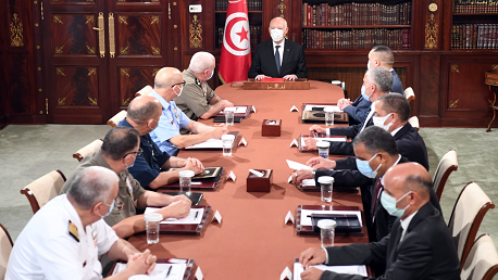 سعيد يُشرف على إجتماع المجلس الأعلى للجيوش وقيادات أمنية عليا