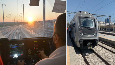 انطلاق أول قطار سريع في تونس على مسار  الخط E الرابط بين محطتي برشلونة وبوقطفة