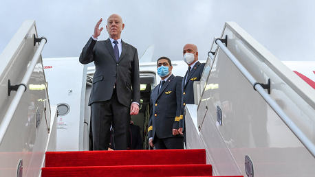 رئيس الجمهورية يغادر تونس في اتجاه بلجيكا 