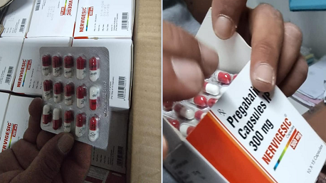 	وحدات الحرس الديواني بالقصرين تحبط محاولة تهريب 225 ألف حبة دواء مخدر نوع "pregabalin 300mg"