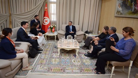 وزير الداخلية يستقبل القائمة بأعمال السفارة الأمريكية بتونس 