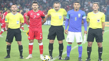  المنتخب الوطني ينهزم أمام البرازيل بخماسية