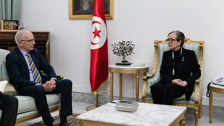 رئيسة الحكومة تلتقي سفير الاتحاد الاوروبي بتونس