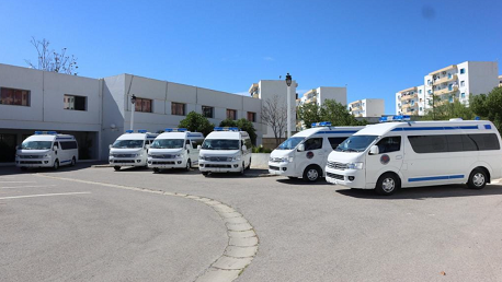 تونس تتسلّم 6 سيّارات إسعاف هبةً من الصين